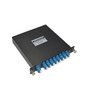 4 canais ITU LGX Box Dual Fiber DWDM Mux Demux Multiplexer