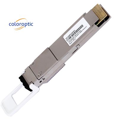 Módulo óptico coerente de 100 Gbps QSFP-DD 100G ZR OFEC-QPSK Laser fixo