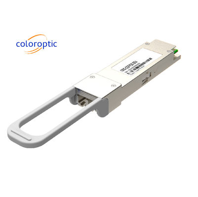 100G ZR4 QSFP28 Transceptor Óptico Suporte Multi Pin Função Hot Pluggable