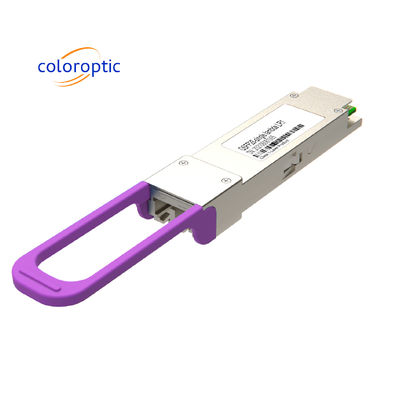 100G QSFP28 LR1 BIDI SFP Modulo Óptico Transceptor 10KM SMF Fibra Única