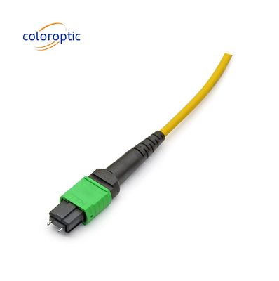 MTP APC Fêmea para Fêmea Cabo Ótico 10/40G SM 3M PVC / LSZH cabo tronco
