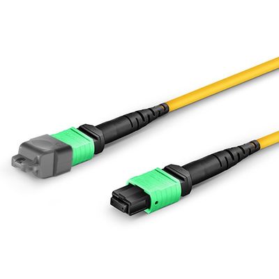 Cable de modo único de cordão de parche MTP óptico passivo 1M - 50M de comprimento