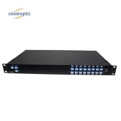 Conector LC de sistema WDM de fibra única modelo 40 canais DWDM AAWG