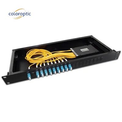 Conector LC de sistema WDM de fibra única modelo 40 canais DWDM AAWG
