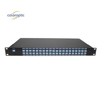 AAWG Modelo WDM de 96 canais Fibra de modo único duplo 50GHz DWDM Sistema WDM