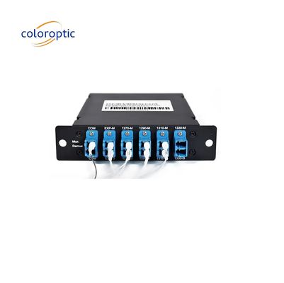 4 canais WDM Modelo CWDM MUX com conector LC para rede de acesso