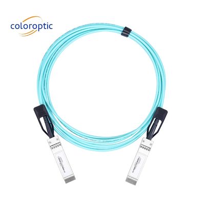 25G SFP28 a 25G SFP28+ AOC DAC Cable 3.3V para aplicações EDR Infinibanda
