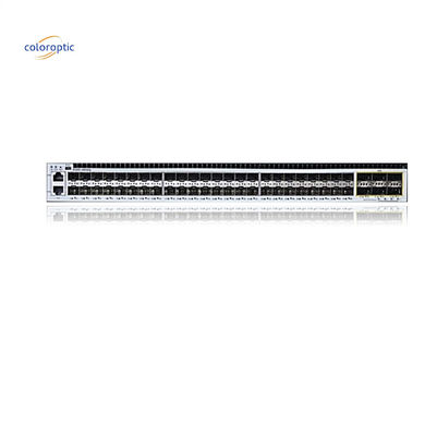 Camada 3 Switch de rede 48 portas com 48 * 10GE 4 * 100G portas 1 * console