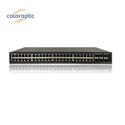 48 Portos Gigabit Layer 2 Network Core Switch para Gestão de Rede Empresarial