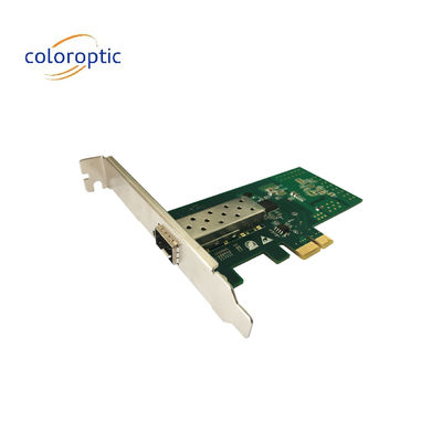 Cartão Gigabit Infiniband Pcie Single Port Optical NIC Cartão Pcie