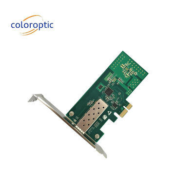 Cartão Gigabit Infiniband Pcie Single Port Optical NIC Cartão Pcie
