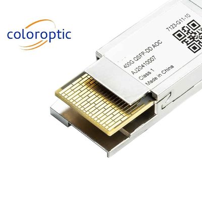 400G QSFP112 FR4 WITH DUAL CDR para aplicações Ethernet de 400Gbps através de um MPO-12