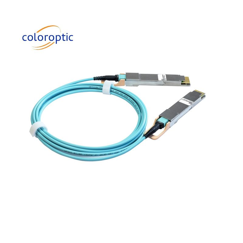 400G QSFP-DD AOC DAC Cable 8*50G Links para InfiniBand e Ethernet
