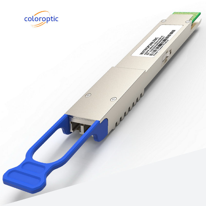 Transceptor OSFP 400G CWDM4 10km com conector LC para banda Infini e Ethernet