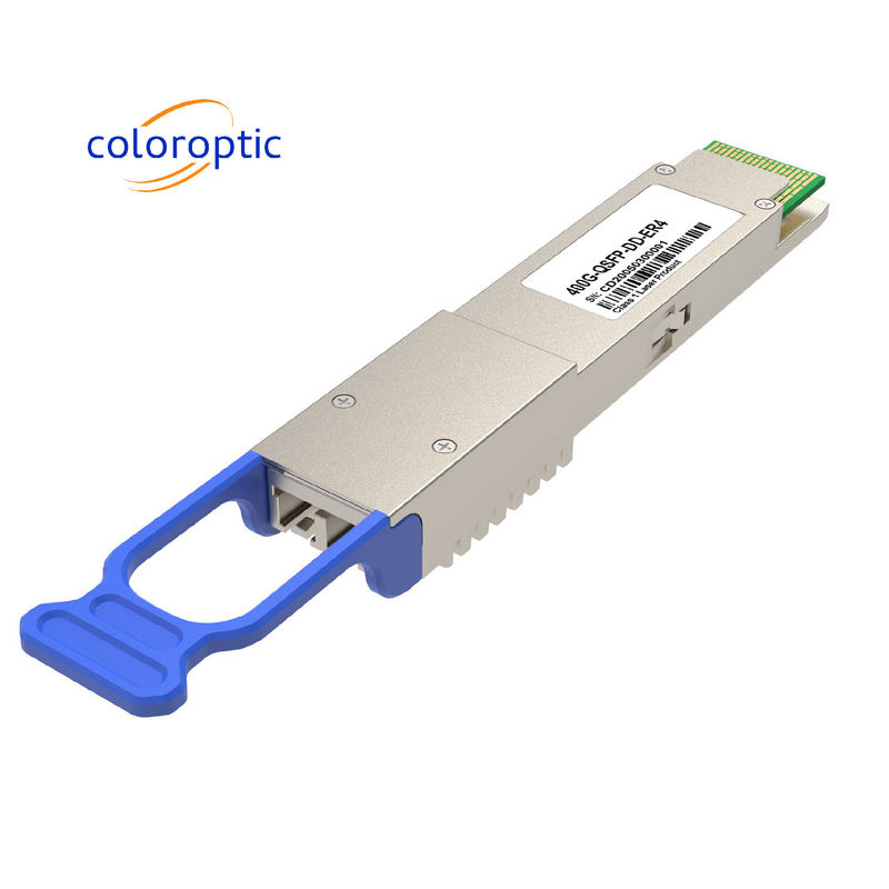 200G Ethernet Transceiver QSFP DD Módulo para ER4 40km SMF Consumo de energia de 12W