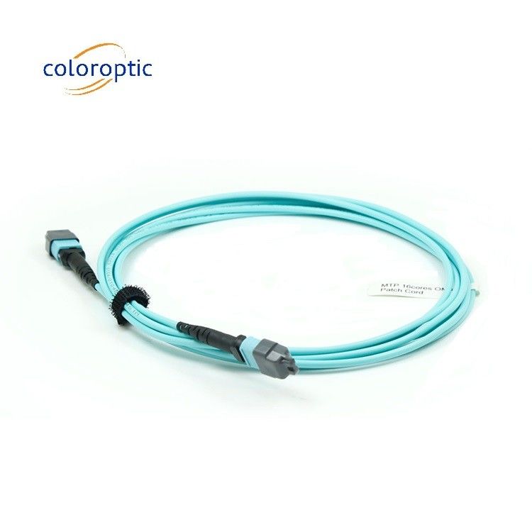 Cable de modo único de cordão de parche MTP óptico passivo 1M - 50M de comprimento