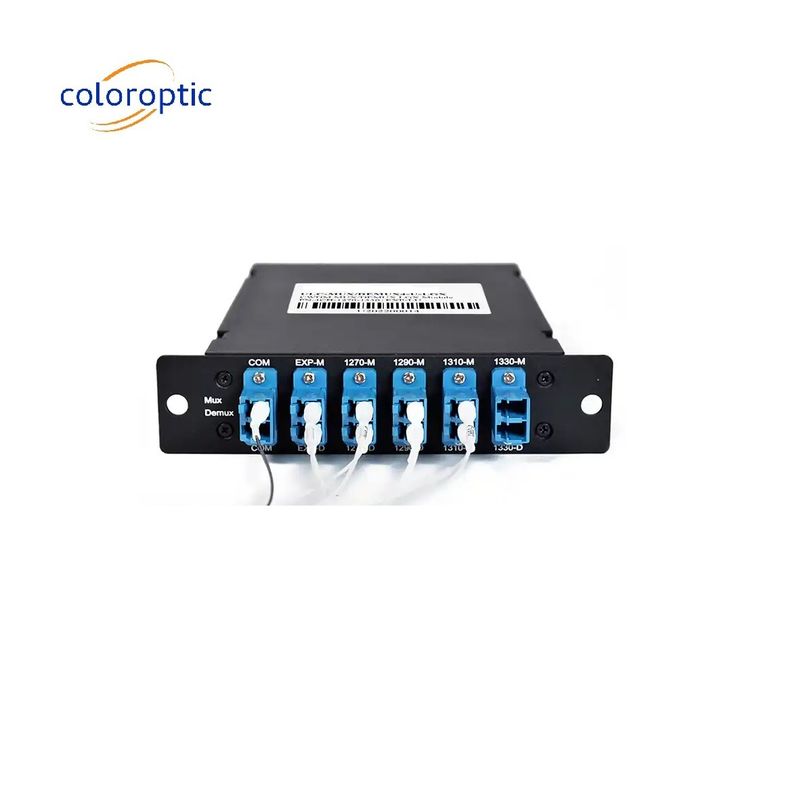 4 canais WDM Modelo CWDM MUX com conector LC para rede de acesso