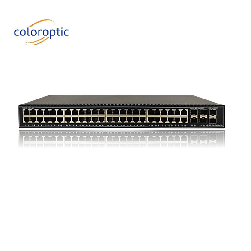 48 Portos Gigabit Layer 2 Network Core Switch para Gestão de Rede Empresarial