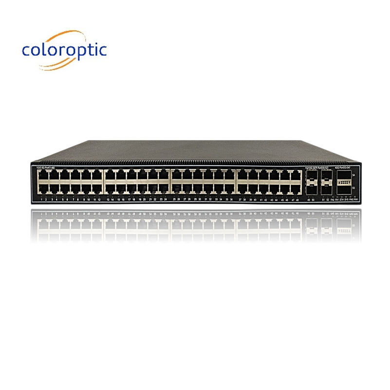CE Layer 2 Enterprise Network Switch com portas 48*2.5GE, 4*10GE, 2*40GE