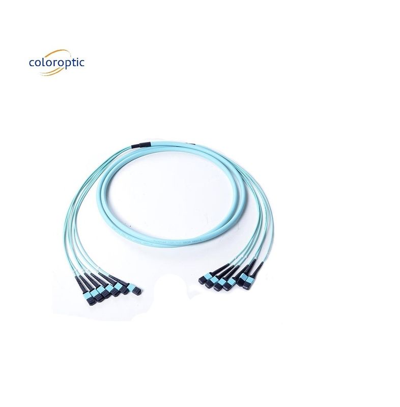 Aqua Color MPO Patch Cord 1m Comprimento do cabo Fibra Grande oferta