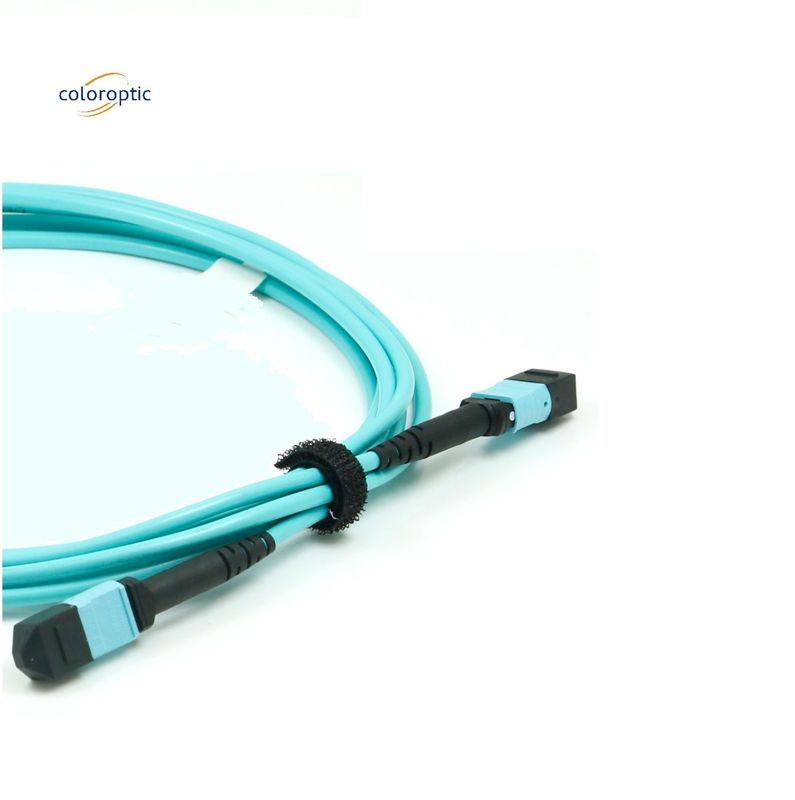 Cordão óptico MPO -4°C - 85°C Temperatura de armazenamento com conector