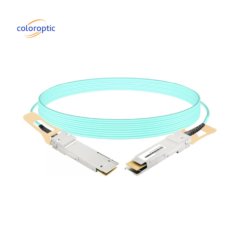 QSFP28 100G AOC para Arista 100G Switch e Router Ports Maior potência, baixa taxa de bits de erro.